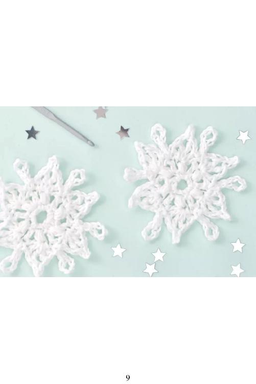 Pretty Snowflake Crochet Patterns Super Easy to Make and Super Addictive Crochet Snowflake Guide - photo 10