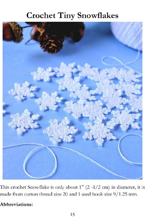 Pretty Snowflake Crochet Patterns Super Easy to Make and Super Addictive Crochet Snowflake Guide - photo 16