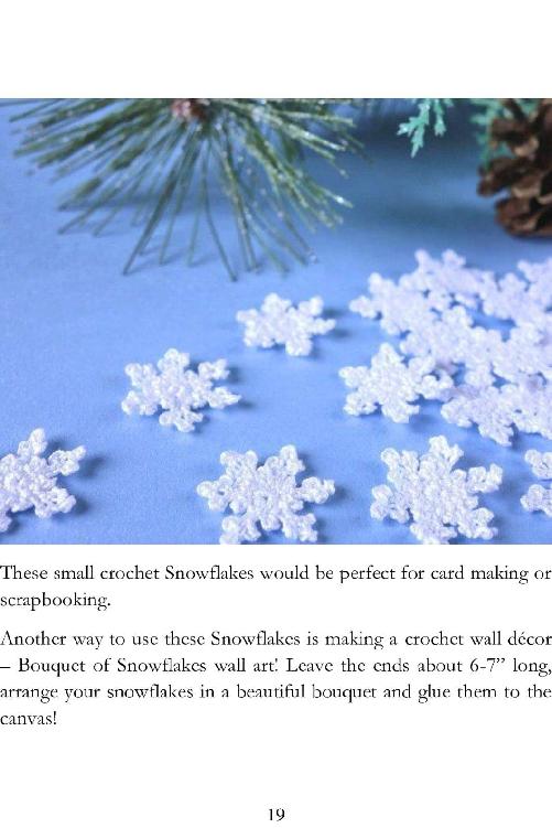 Pretty Snowflake Crochet Patterns Super Easy to Make and Super Addictive Crochet Snowflake Guide - photo 20