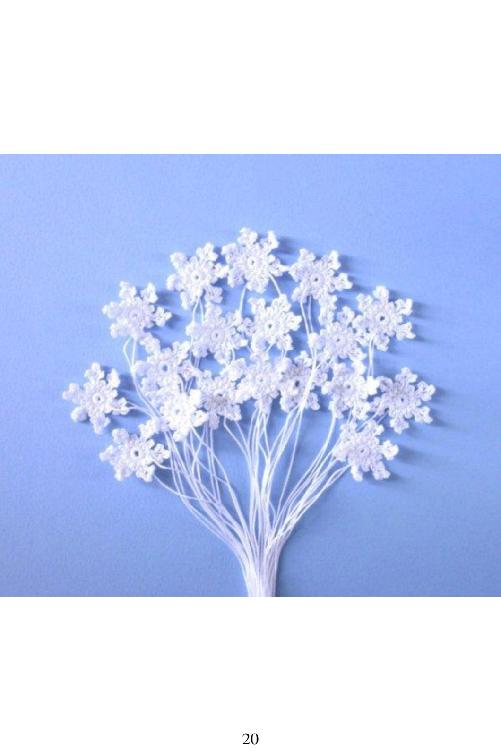 Pretty Snowflake Crochet Patterns Super Easy to Make and Super Addictive Crochet Snowflake Guide - photo 21