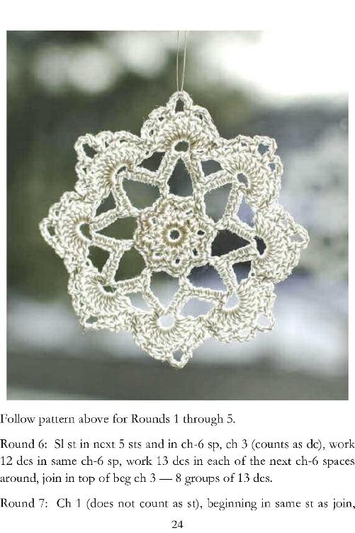 Pretty Snowflake Crochet Patterns Super Easy to Make and Super Addictive Crochet Snowflake Guide - photo 25