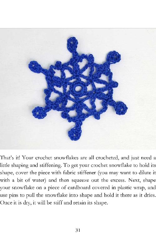 Pretty Snowflake Crochet Patterns Super Easy to Make and Super Addictive Crochet Snowflake Guide - photo 32