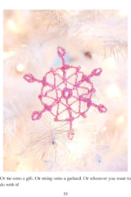 Pretty Snowflake Crochet Patterns Super Easy to Make and Super Addictive Crochet Snowflake Guide - photo 34