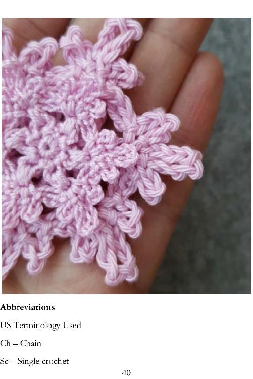 Pretty Snowflake Crochet Patterns Super Easy to Make and Super Addictive Crochet Snowflake Guide - photo 41