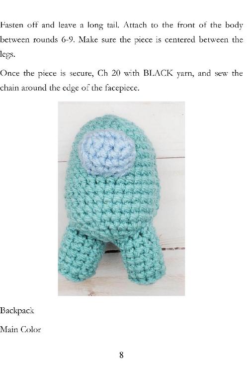 Among Us Amigurumi Crochet Cute Easy Among Us Crochet Patterns Youll Love Making Gift for Holiday - photo 9