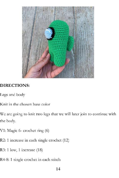 Among Us Amigurumi Crochet Cute Easy Among Us Crochet Patterns Youll Love Making Gift for Holiday - photo 15