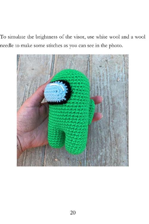 Among Us Amigurumi Crochet Cute Easy Among Us Crochet Patterns Youll Love Making Gift for Holiday - photo 21