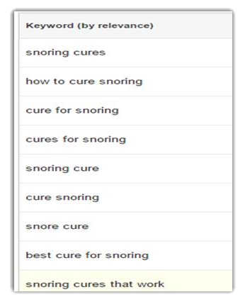 Ill just choose 1 keyword for now how to cure snoring and Ill paste it to the - photo 7