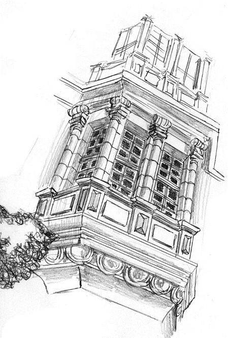 This is a little more detailed sketch of an old buildings wall This sketch - photo 3