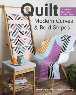 Heather Black - Quilt Modern Curves & Bold Stripes: 15 Dynamic Projects for All Skill Levels