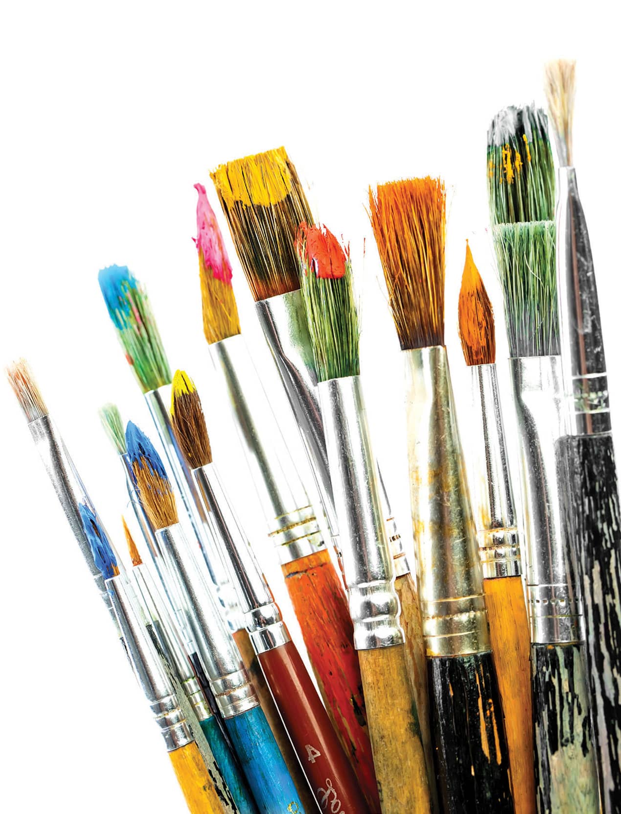 For the projects in this book use medium-quality synthetic brushes - photo 13