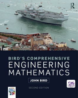 John Bird Birds Comprehensive Engineering Mathematics