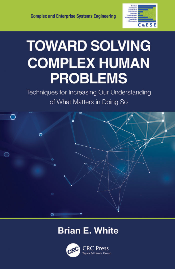 Contents Contents TOWARD SOLVING COMPLEX HUMAN PROBLEMS Techniques for - photo 1