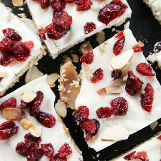 Salty crackers combine with velvety white chocolate covered toffee pepperedwith - photo 1