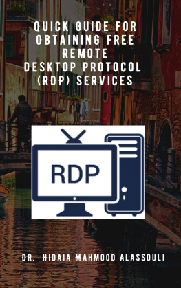 Dr. Hidaia Mahmood Alassouli - Quick Guide for Obtaining Free Remote Desktop Protocol (RDP) Services