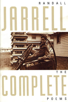 Randall Jarrell The Complete Poems