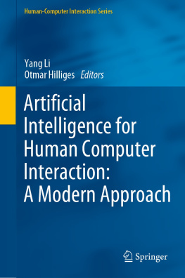 Yang Li - Artificial Intelligence for Human Computer Interaction: A Modern Approach