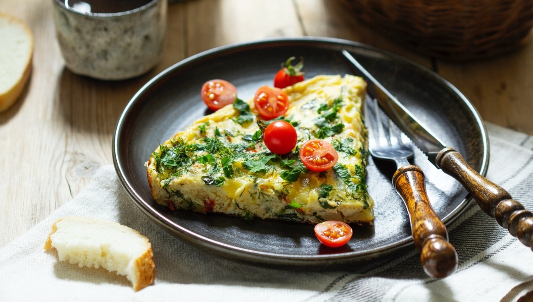 Using scarmoza and pecorino cheeses for this frittata adds a unique and - photo 9