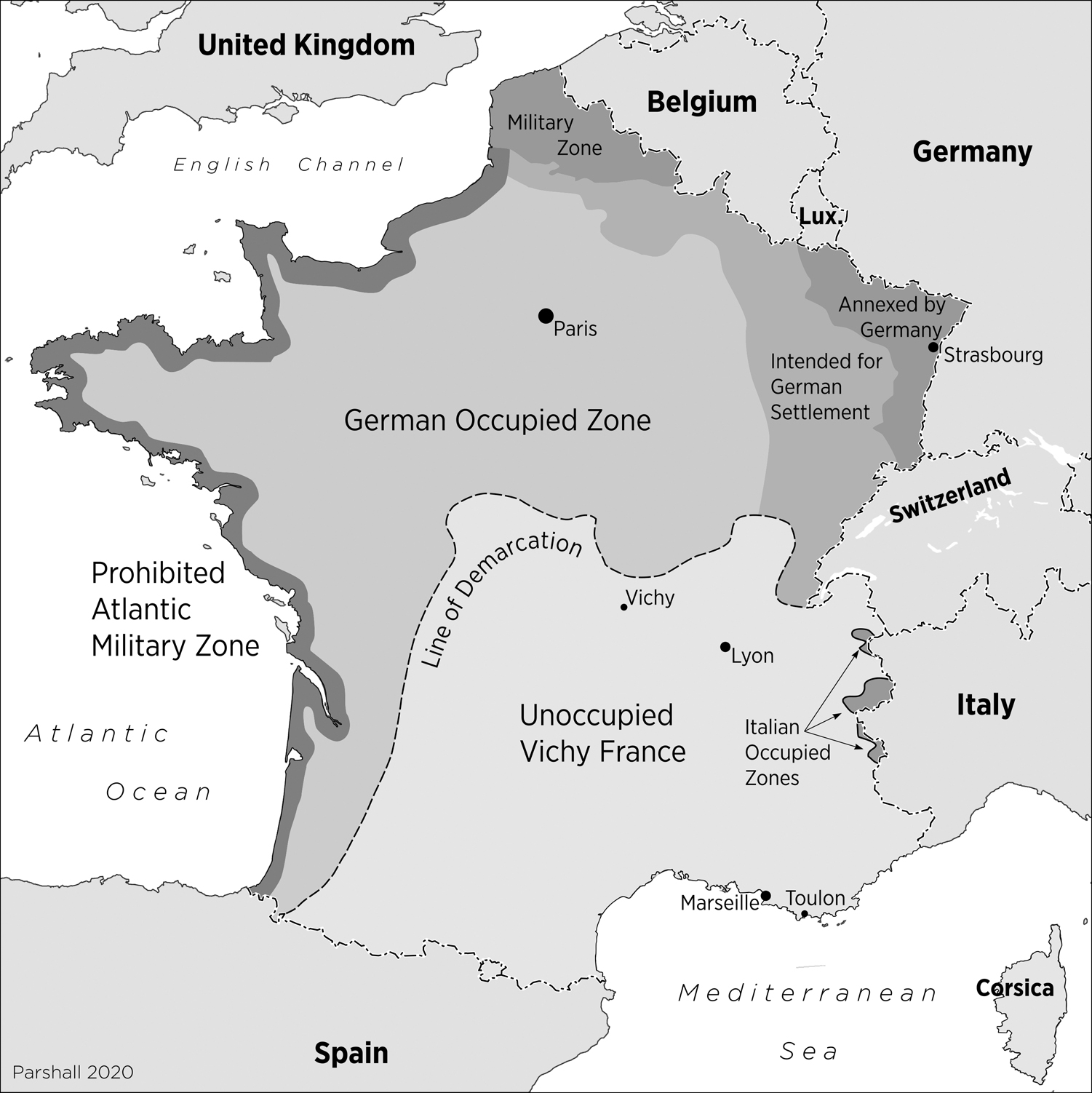 Political Division of France after the Armistice of June 22 1940 - photo 3