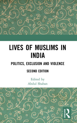 Abdul Shaban - Lives of Muslims in India