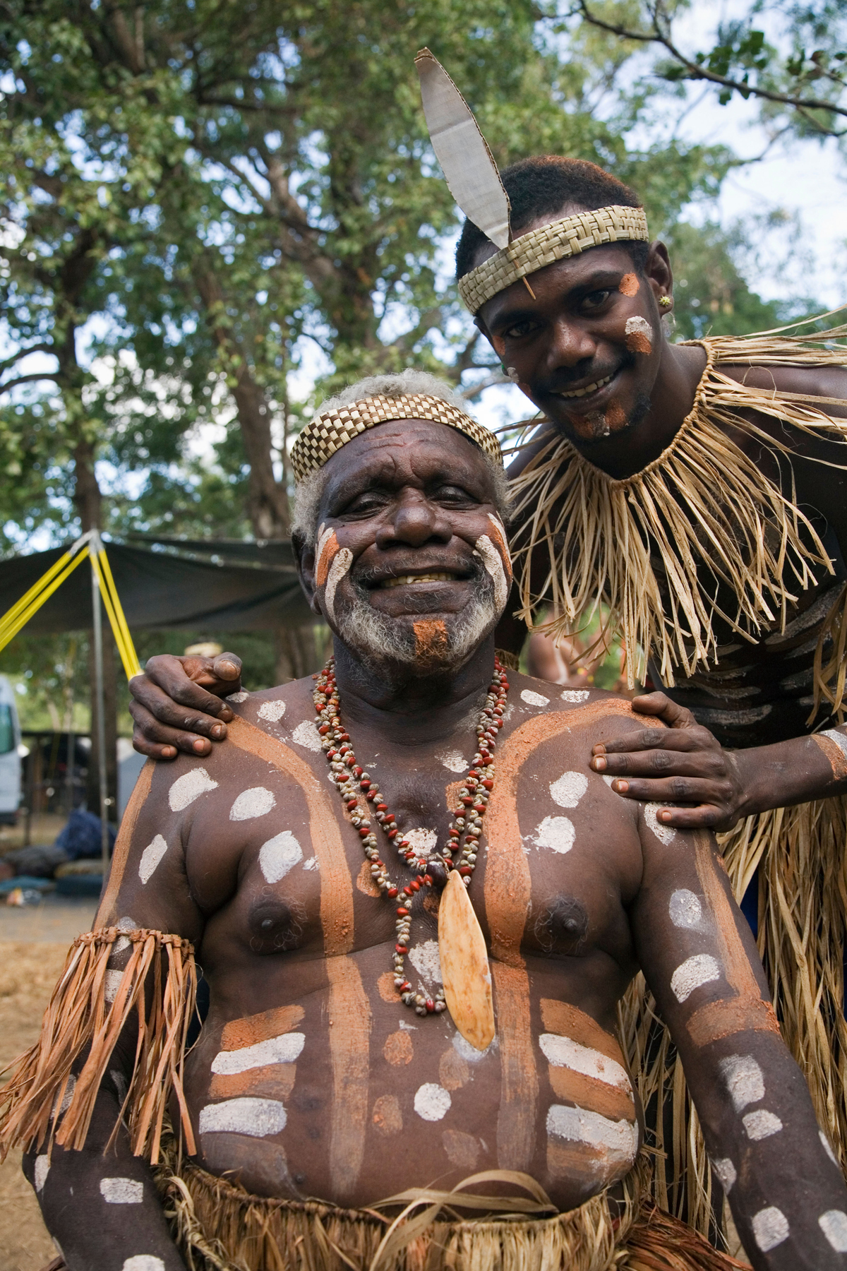 A father and son of the Lockhart River Aboriginal community at the Laura - photo 3