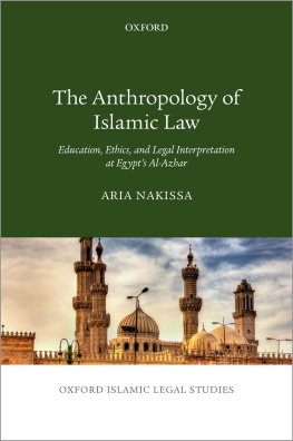 Nakissa Aria - The Anthropology of Islamic Law