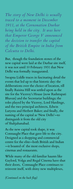 Connaught Place ALSO BY SWAPNA LIDDLE Delhi 14 Historic Walks 2011 Chandni - photo 1