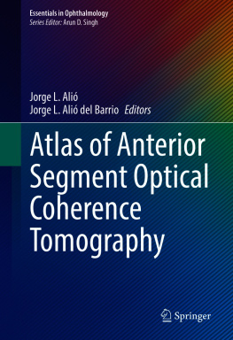 Jorge L. Alió Atlas of Anterior Segment Optical Coherence Tomography