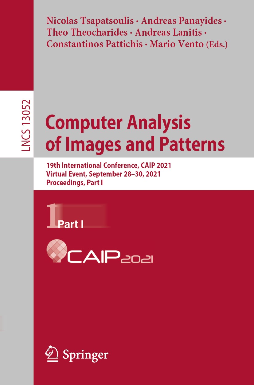 Book cover of Computer Analysis of Images and Patterns Volume 13052 Lecture - photo 1