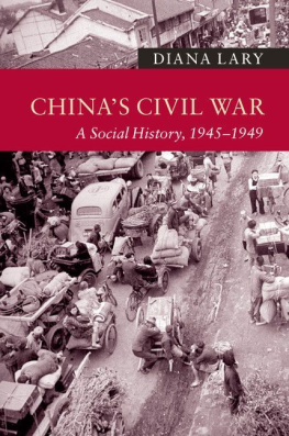 Diana Lary Chinas Civil War (New Approaches to Asian History)