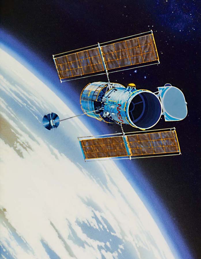 The Hubble Space Telescope with its lack of background light or atmospheric - photo 4