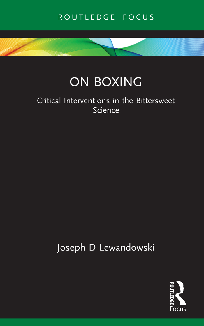 On Boxing This book is a philosophical and cultural critique of contemporary - photo 1