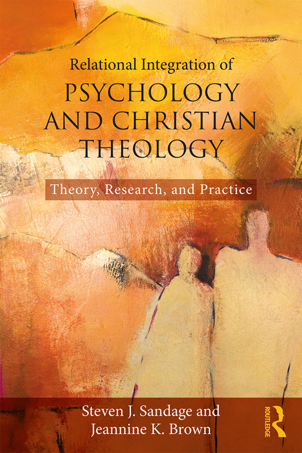 Relational Integration of Psychology and Christian Theology Relational - photo 1