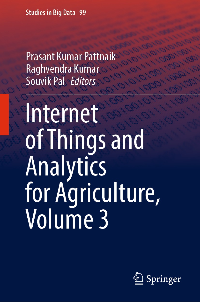 Book cover of Internet of Things and Analytics for Agriculture Volume 3 - photo 1