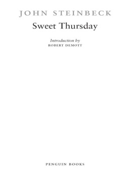 John Steinbeck Sweet Thursday