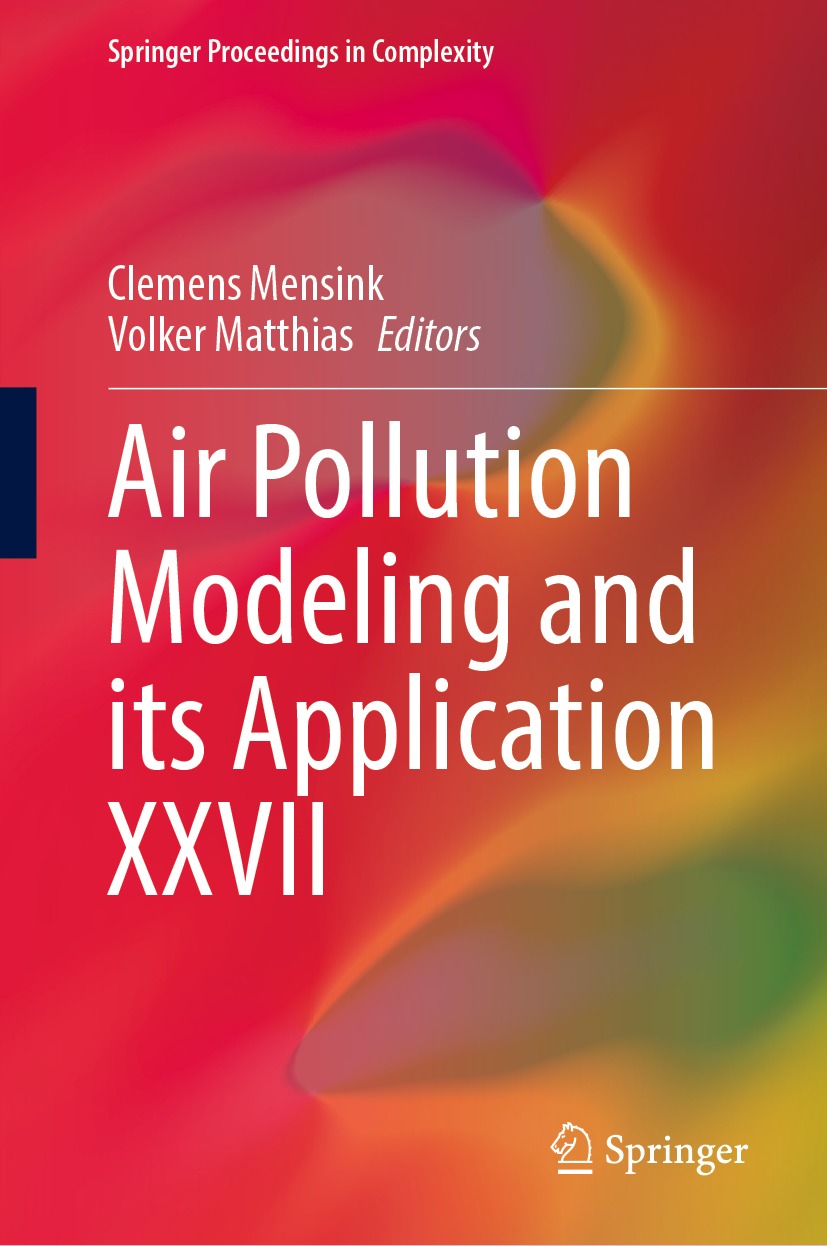 Book cover of Air Pollution Modeling and its Application XXVII Springer - photo 1