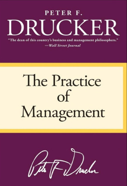Peter F. Drucker - The Practice of Management