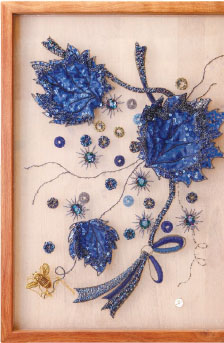 Fig 6 Leaves on a Winter Day Royal blue is used here to depict the leaves of - photo 6