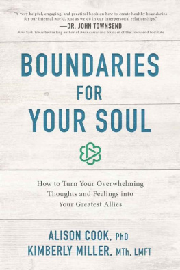 Alison Cook PhD Boundaries for Your Soul