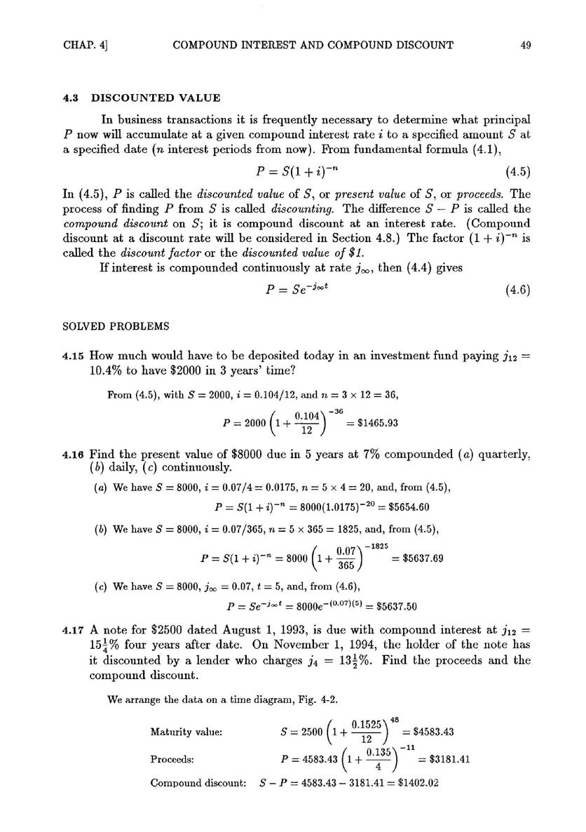 Schaums Outline of Mathematics of Finance - photo 56