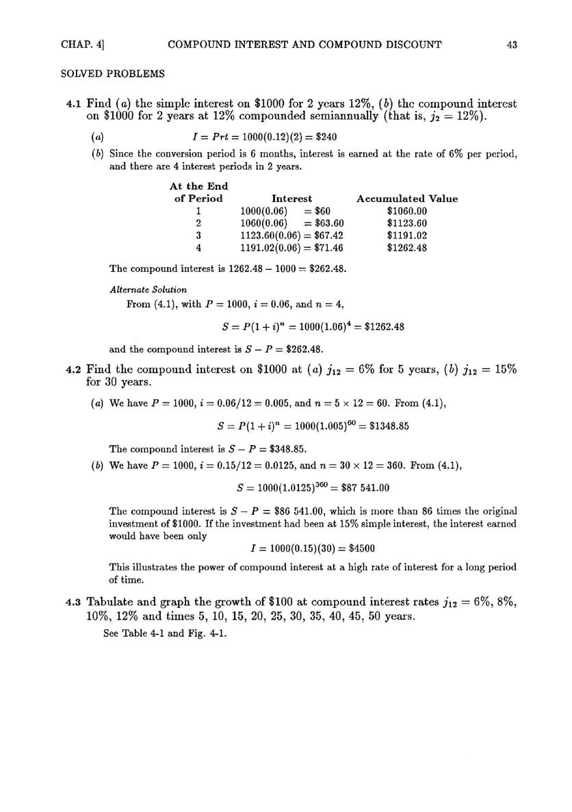 Schaums Outline of Mathematics of Finance - photo 50