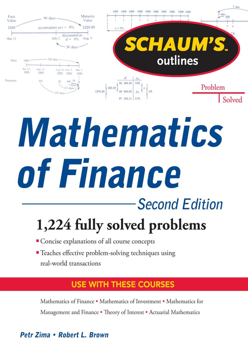 Schaums Outline of Mathematics of Finance - photo 1