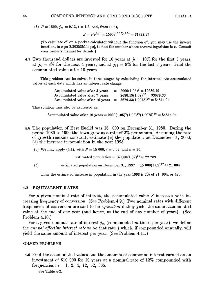 Schaums Outline of Mathematics of Finance - photo 53