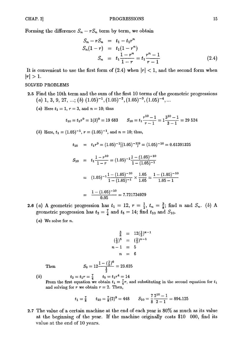 Schaums Outline of Mathematics of Finance - photo 22