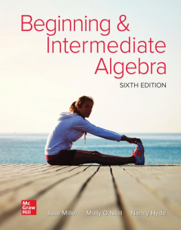 Nancy Hyde - Beginning & intermediate algebra