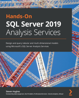 Steven Hughes Hands-On SQL Server 2019 Analysis Services: Design and query tabular and multi-dimensional models using Microsofts SQL Server Analysis Services