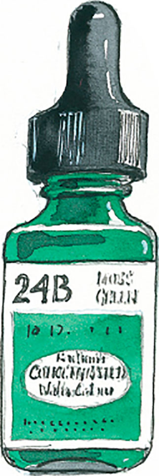 11 Concentrated liquid watercolour 12 Indian ink Paper Watercolour - photo 13