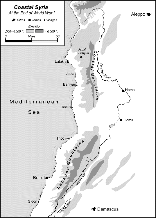 Map 2 Coastal Syria at the End of World War I Map 3 Northern Palestine - photo 3