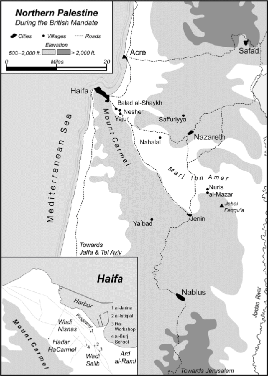 Map 3 Northern Palestine during the British Mandate PROLOGUE The end began - photo 4