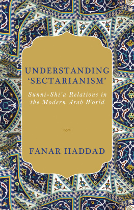 Haddad Fanar Understanding Sectarianism